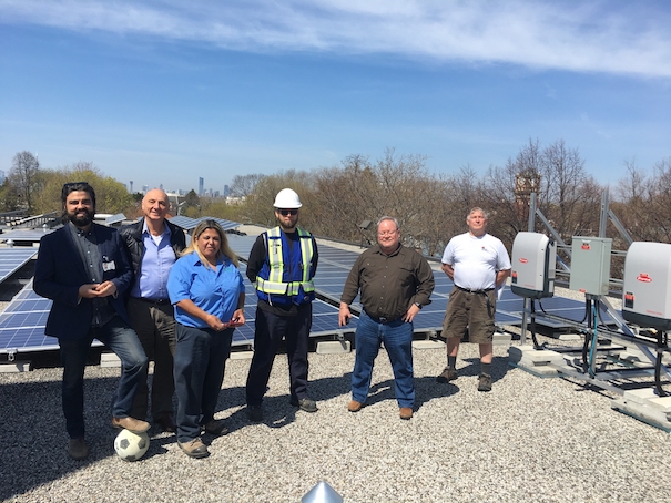 Members of Kew Beach School, TDSB, BCEC and Zon Engineering